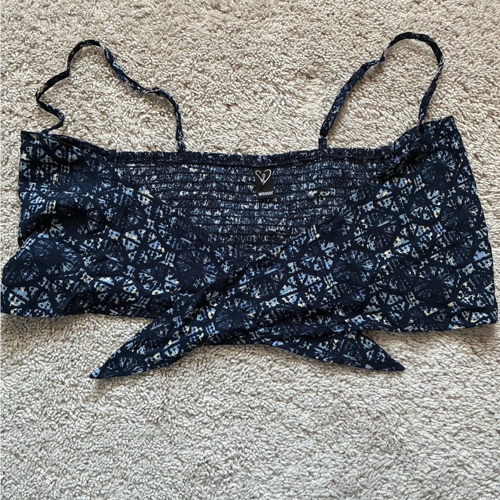 Windsor Navy Patterned Camisole